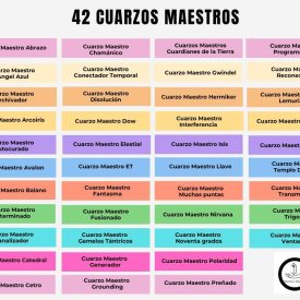 42 Cuarzos Maestros por CuarzosyMaestros